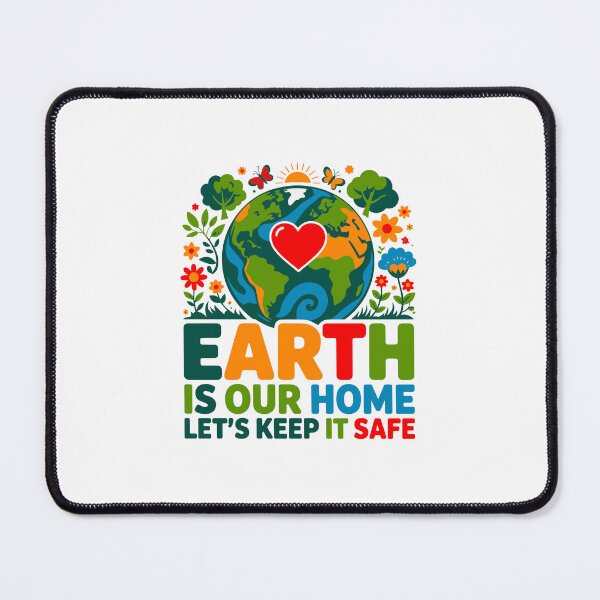 Item preview, Earth Is Our Home Let's Keep It Safe Planet Conservation Environmentalist Earth Day designed and sold by artcultreone.
