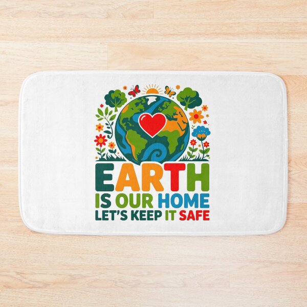 Item preview, Earth Is Our Home Let's Keep It Safe Planet Conservation Environmentalist Earth Day designed and sold by artcultreone.