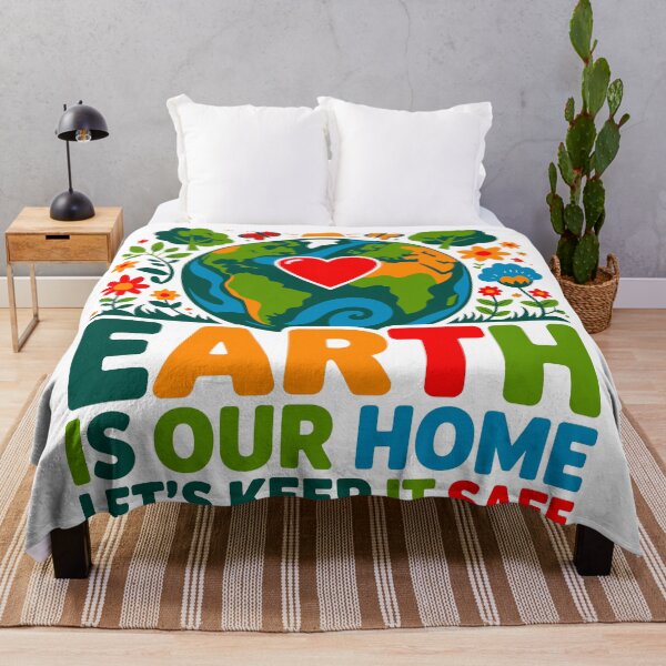 Item preview, Earth Is Our Home Let's Keep It Safe Planet Conservation Environmentalist Earth Day designed and sold by artcultreone.
