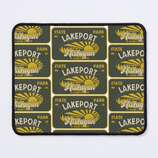 Item preview, Lakeport State Park, St. Clair County, Michigan, badge design designed and sold by Wanderful-roads.