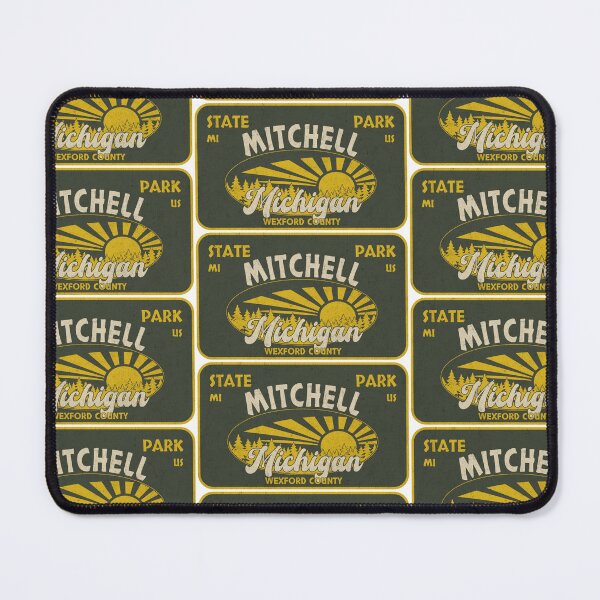 Item preview, Mitchell State Park, Wexford County, Michigan, badge design designed and sold by Wanderful-roads.