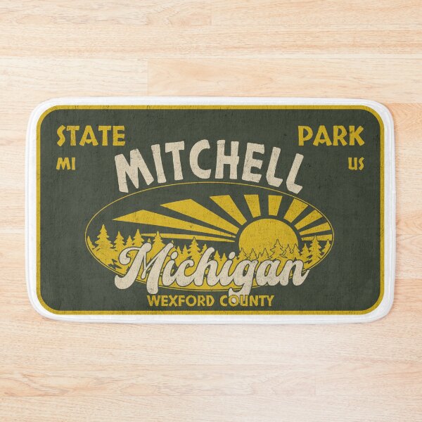 Item preview, Mitchell State Park, Wexford County, Michigan, badge design designed and sold by Wanderful-roads.