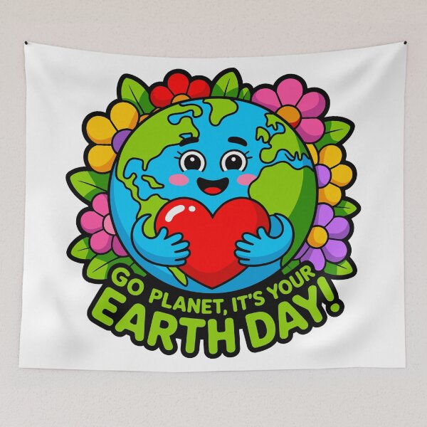 Item preview, Go Planet, It's Your Earth Day! Earth Day Environmentalist Nature Lover Planet Protection designed and sold by artcultreone.