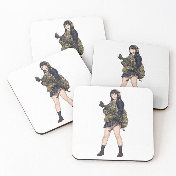 Item preview, Machine Gun Girl designed and sold by RAWLIFEGRAPHIC.