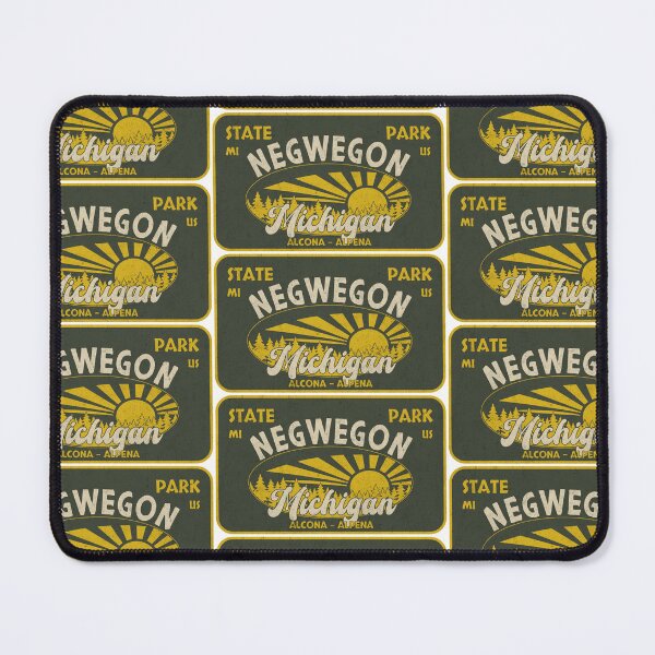 Item preview, Negwegon State Park, Alcona - Alpena, Michigan, badge design designed and sold by Wanderful-roads.