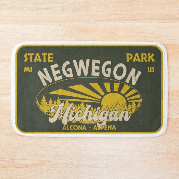 Item preview, Negwegon State Park, Alcona - Alpena, Michigan, badge design designed and sold by Wanderful-roads.