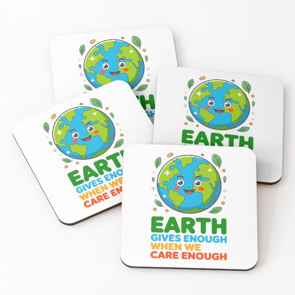 Item preview, Earth Gives Enough When We Care Enough Earth Day Environmentalist Conservation designed and sold by artcultreone.