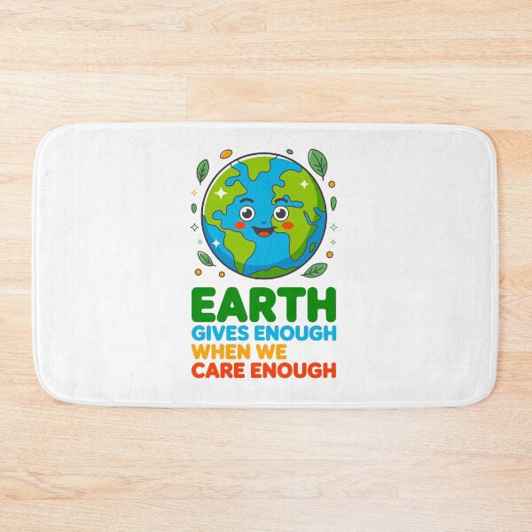 Item preview, Earth Gives Enough When We Care Enough Earth Day Environmentalist Conservation designed and sold by artcultreone.