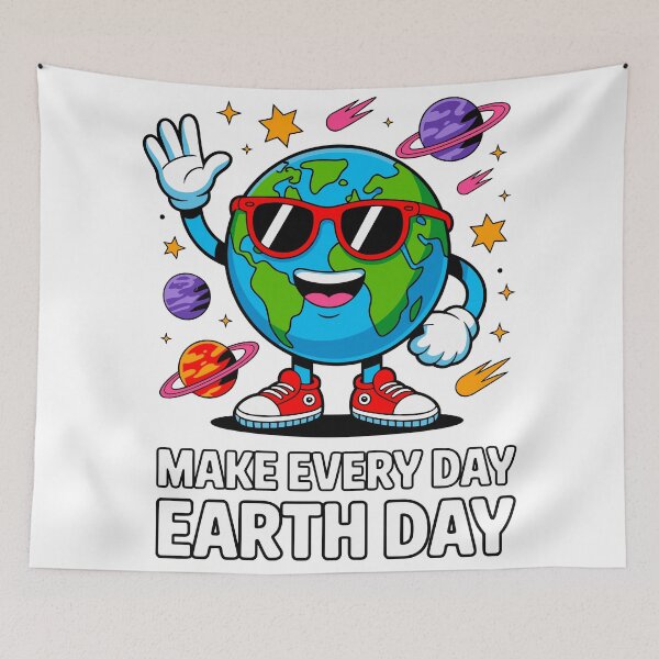 Item preview, Make Every Day Earth Day Environmental Awareness Planet Protection designed and sold by artcultreone.