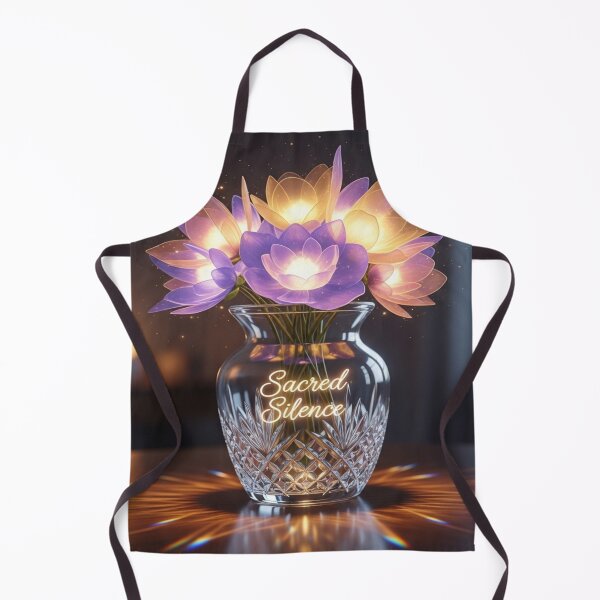Item preview, Sacred Silence – Glowing Floral Vase Design designed and sold by Cristhian Almanza.