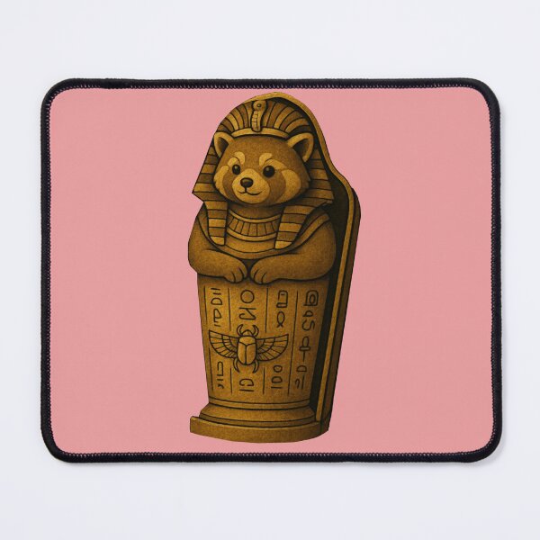 Item preview, cute red panda sarcophagus designed and sold by MythoWorldddd.