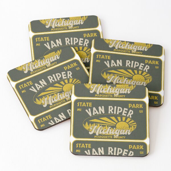 Item preview, Van Riper State Park, Marquette County, Michigan, badge design designed and sold by Wanderful-roads.