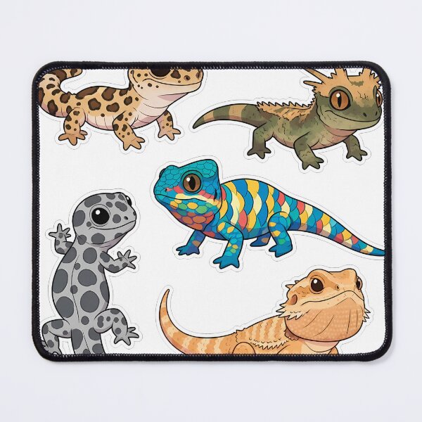 Item preview, Cute Lizard Friends Sticker Pack for Reptile Lovers designed and sold by PopDesignStyle.
