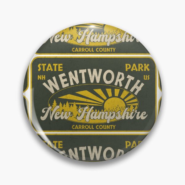 Item preview, Wentworth State Park, Carroll County, New Hampshire, badge design designed and sold by Wanderful-roads.