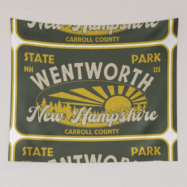 Item preview, Wentworth State Park, Carroll County, New Hampshire, badge design designed and sold by Wanderful-roads.