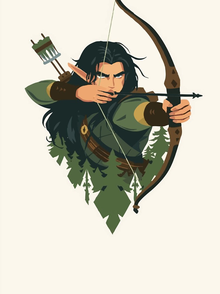 Thumbnail 4 of 4, iPhone Case, Elf Ranger designed and sold by AbstractAnom.