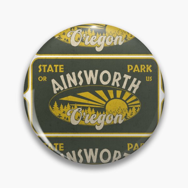 Item preview, Ainsworth State Park, Oregon, badge design designed and sold by Wanderful-roads.