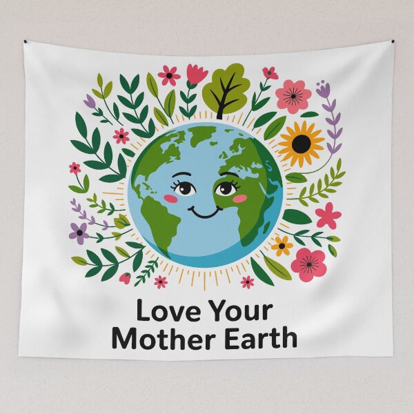 Item preview, Love Your Mother Earth Environmentalist Nature Lover Earth Day Planet Advocate designed and sold by artcultreone.