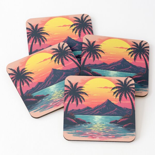 Item preview, Retro Sunset Mountains Vintage Aesthetic T-Shirt Design designed and sold by GOUR FASHION.