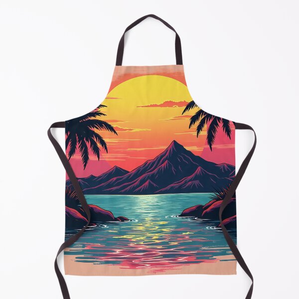 Item preview, Retro Sunset Mountains Vintage Aesthetic T-Shirt Design designed and sold by GOUR FASHION.