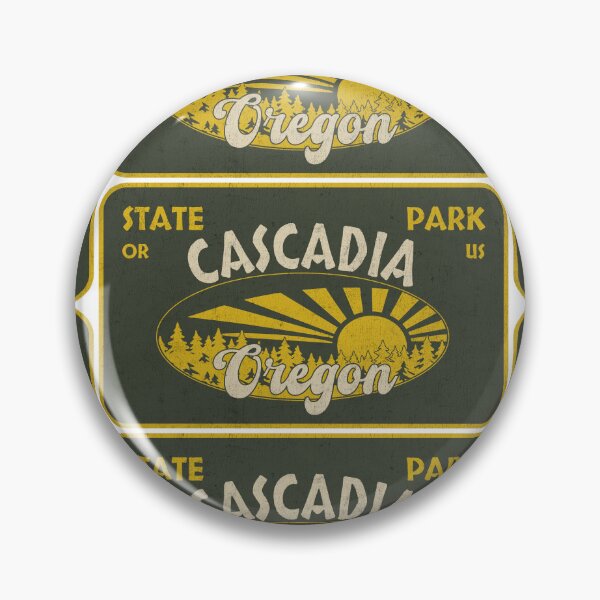 Item preview, Cascadia State Park, Oregon, badge design designed and sold by Wanderful-roads.