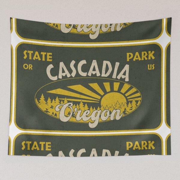 Item preview, Cascadia State Park, Oregon, badge design designed and sold by Wanderful-roads.