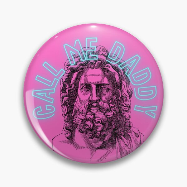 Artikelvorschau, Zeus Call Me Daddy pink entworfen und verkauft von AncHist101.