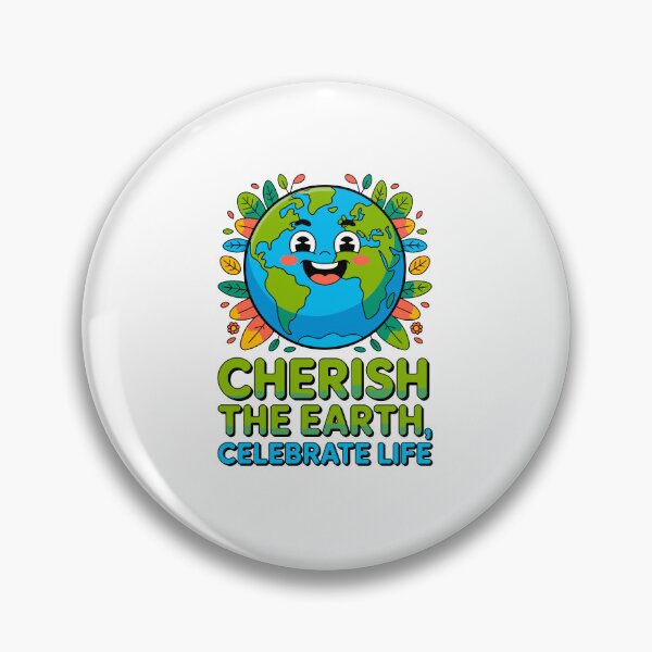 Item preview, Cherish The Earth Celebrate Life Environmental Activist Planet Supporter Nature Lover designed and sold by artcultreone.