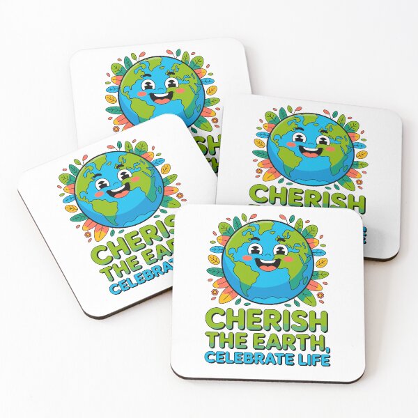 Item preview, Cherish The Earth Celebrate Life Environmental Activist Planet Supporter Nature Lover designed and sold by artcultreone.