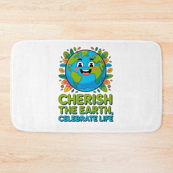 Item preview, Cherish The Earth Celebrate Life Environmental Activist Planet Supporter Nature Lover designed and sold by artcultreone.