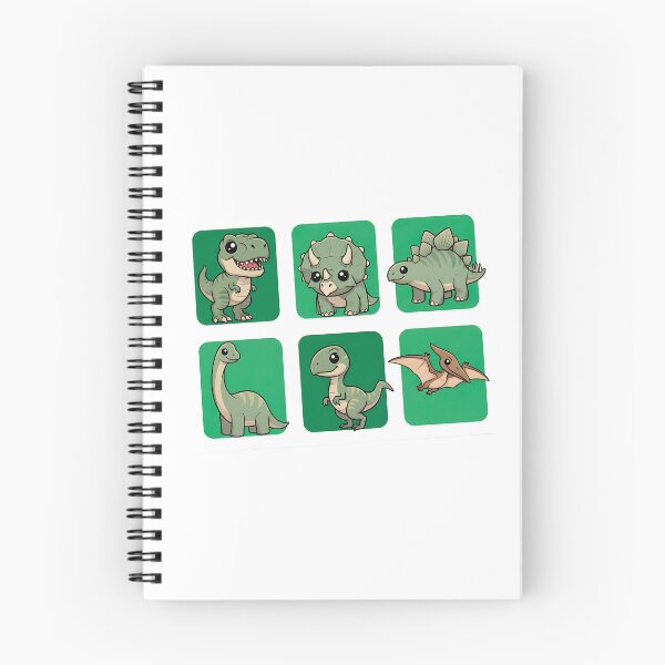 Item preview, Cute Cartoon Dinosaurs and Pterodactyl Sticker Pack designed and sold by PopDesignStyle.