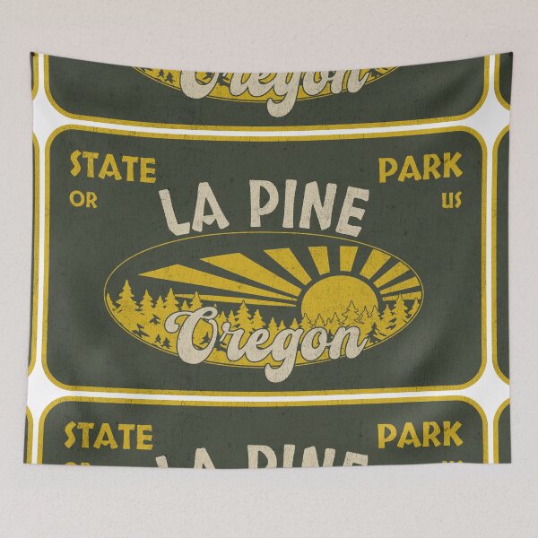 Item preview, La Pine State Park, Oregon, badge design designed and sold by Wanderful-roads.