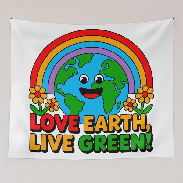Item preview, Love Earth, Live Green! Environmental Awareness Earth Day designed and sold by artcultreone.