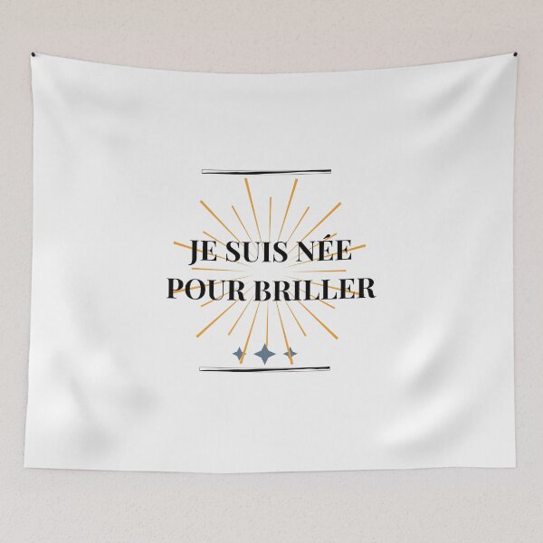 Item preview, "I was born to shine" – Motivational Quote & Stellar Brilliance designed and sold by DIAMVERA.