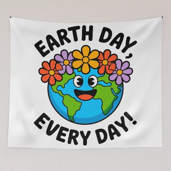 Item preview, Earth Day, Every Day! Environmental Conservation Sustainability Advocate designed and sold by artcultreone.