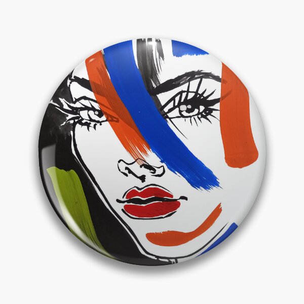 Item preview, Free Art - Abstract Face designed and sold by RennerRangel.