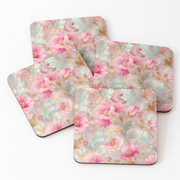 Item preview,  Pink William Morris Botanical Floral Seamless Pattern designed and sold by Nyx Creates.