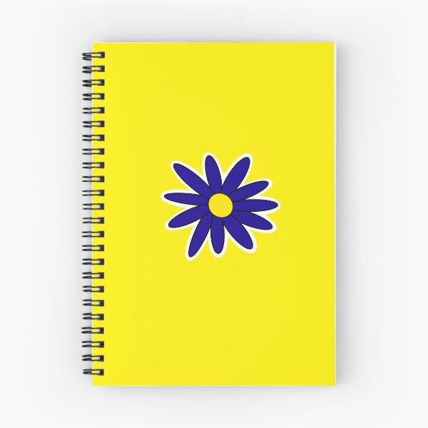 Item preview, College Colors Daisy with Blue Petals with Yellow Center designed and sold by depressedmedstu.