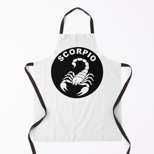 Item preview, Scorpio Scorpion - Zodiac Sign In Negative Circle Bold Art designed and sold by The Bold Line Studio.