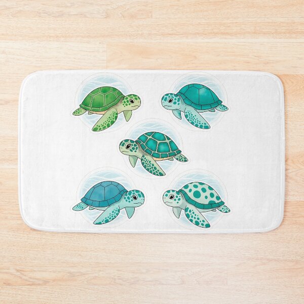 Item preview, Vibrant Sea Turtles Ocean Friends Sticker Set designed and sold by PopDesignStyle.