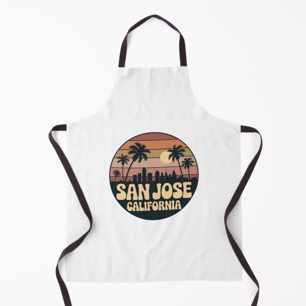 Item preview, San Jose California: Retro Palm Skyline Badge designed and sold by CircinusStore.