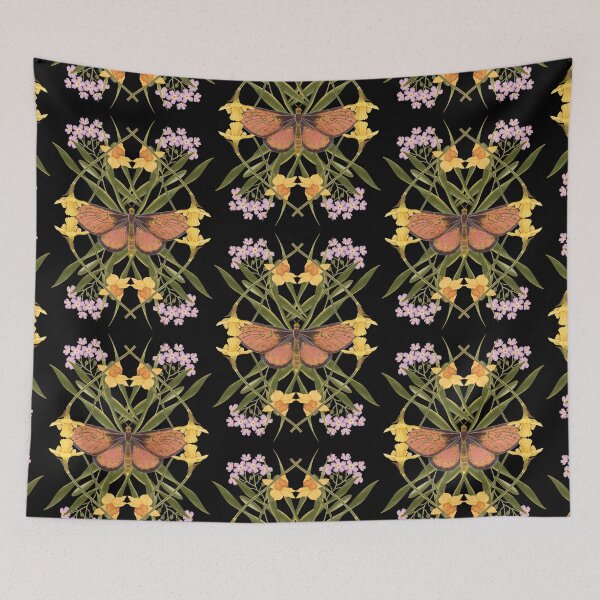 Item preview, Golden Lace: The Obsidian Antlion designed and sold by Grin Katalina Floral Patterns & Cozy Art.