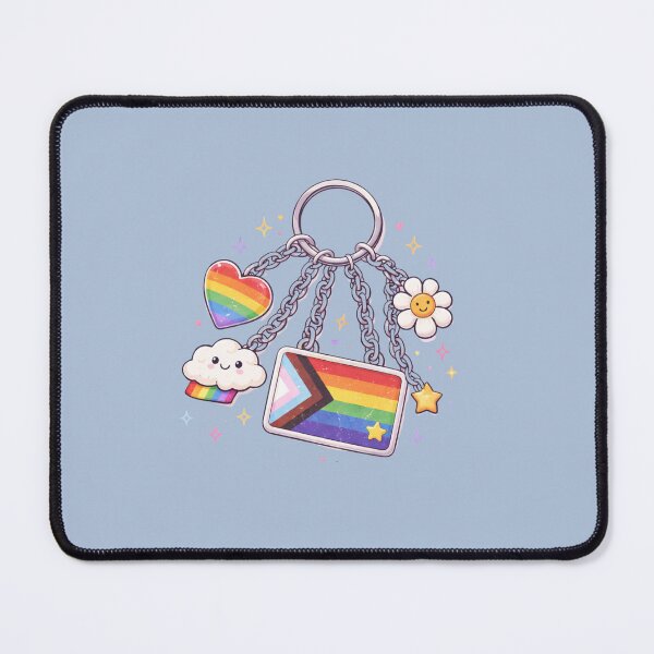 Item preview, Pride keychain designed and sold by BritPoPBrat.