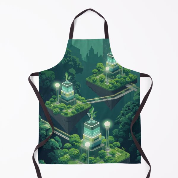 Item preview, Futuristic Floating Public Park designed and sold by AbstractAnom.