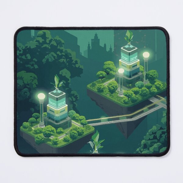 Item preview, Futuristic Floating Public Park designed and sold by AbstractAnom.