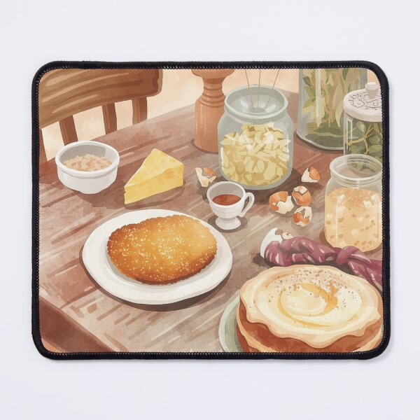 Item preview, The Old Kitchen Table — Vintage Cooking Still Life Print designed and sold by VintageTips.