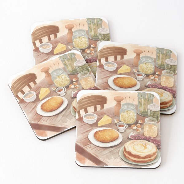 Item preview, The Old Kitchen Table — Vintage Cooking Still Life Print designed and sold by VintageTips.