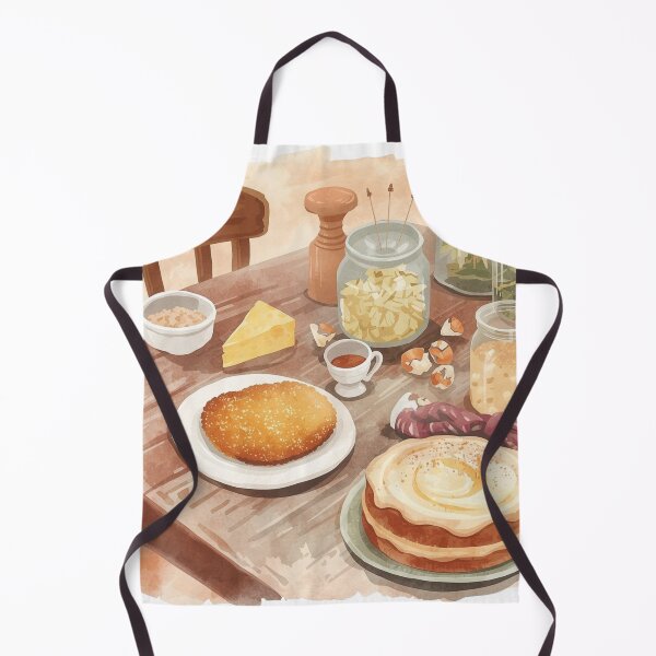 Item preview, The Old Kitchen Table — Vintage Cooking Still Life Print designed and sold by VintageTips.