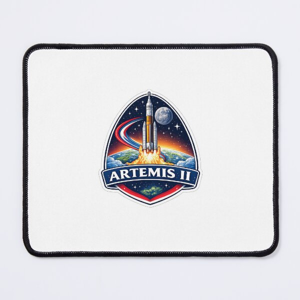 Item preview, Artemis II Mission – Retro Space Launch designed and sold by jonaspfuscher.