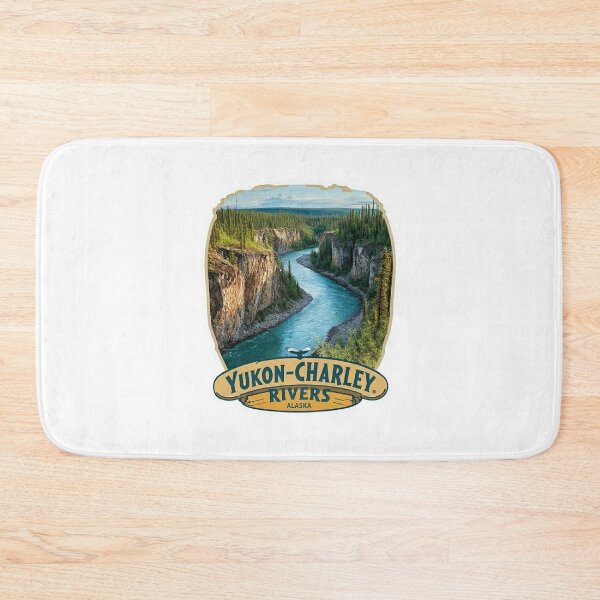 Item preview, Yukon-Charley Rivers Alaska Turquoise River Canyon Wilderness Sticker designed and sold by Blurbean.